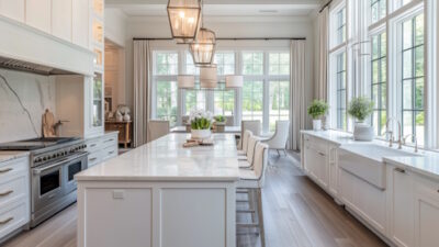 A beautiful and modern kitchen